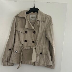 Zara Women's Beige Trench Coat